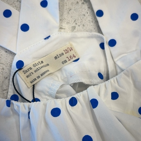 Zara girls polka dot tank top size youth 13-14 - new with tags - Picture 5 of 5